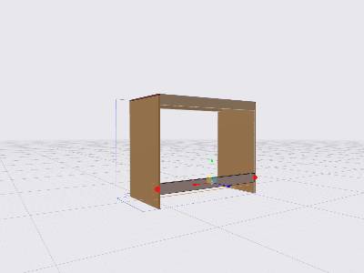 Pont de rangement cuisine – MDF sur mesure